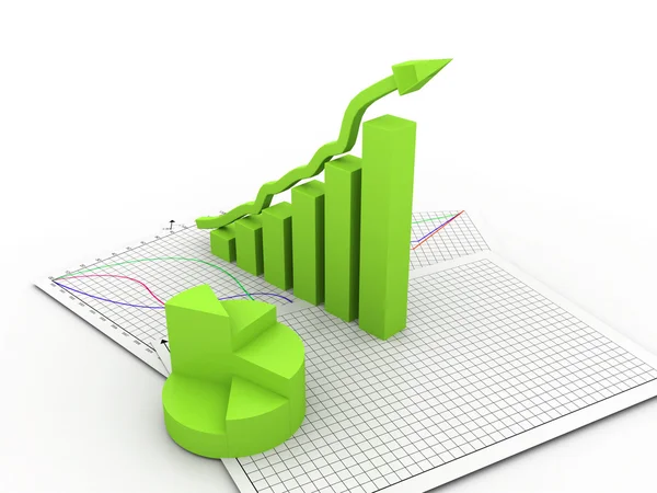 Business graph — Stock Photo, Image