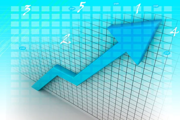 Business graph — Stock Photo, Image