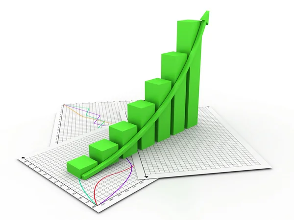 Business graph — Stock Photo, Image