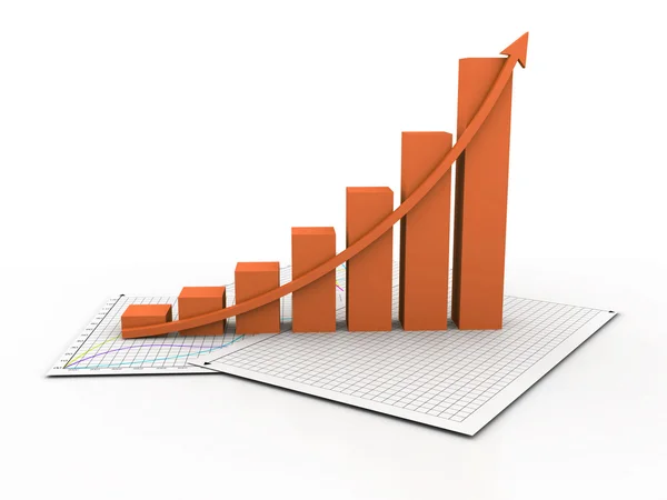 Business graph — Stock Photo, Image