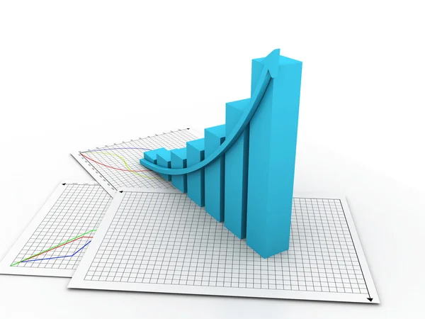 Business graph — Stock Photo, Image