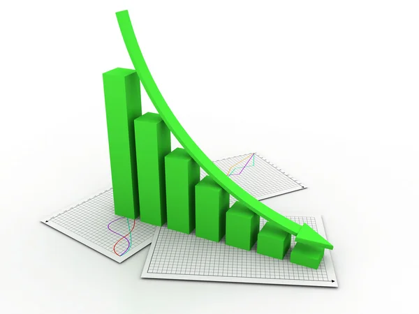 Business graph — Stock Photo, Image