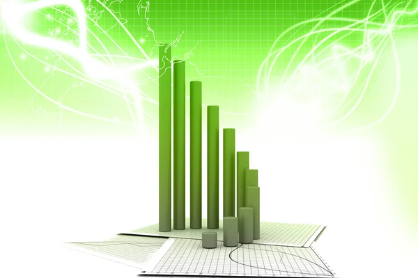 Business graph — Stock Photo, Image