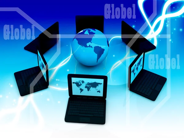 Computer networking — Stock Photo, Image