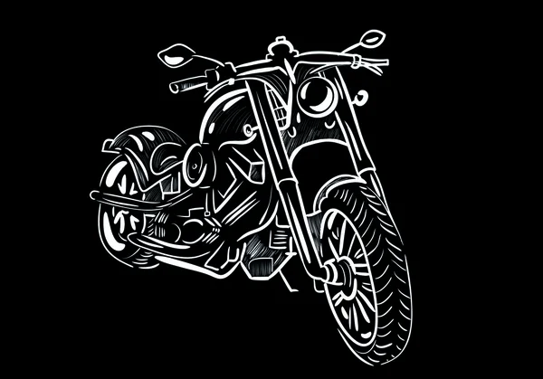 Велосипед Harley — стоковий вектор