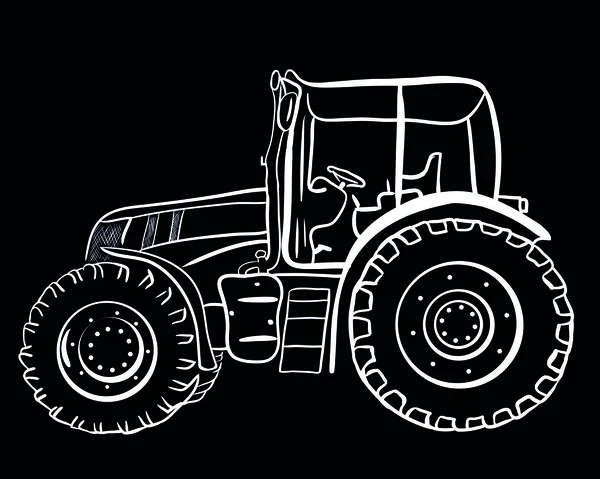 Tractor — Stock Vector