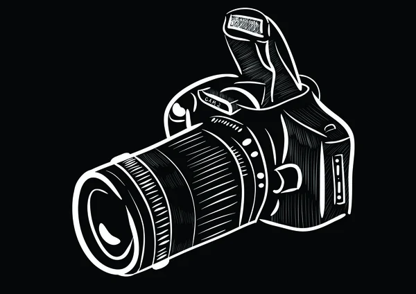 Φωτογραφική μηχανή 3 — Διανυσματικό Αρχείο