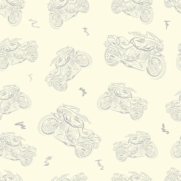 Textura perfecta con motocicletas 5 — Archivo Imágenes Vectoriales