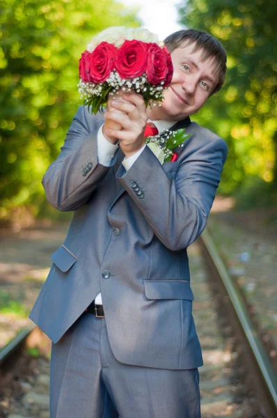 Young groom — Stock Photo, Image