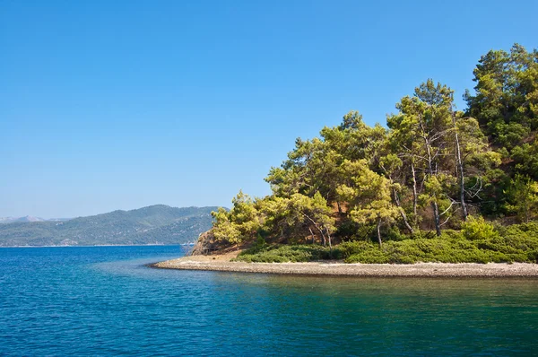 L'isola nel Mar Egeo — Foto Stock