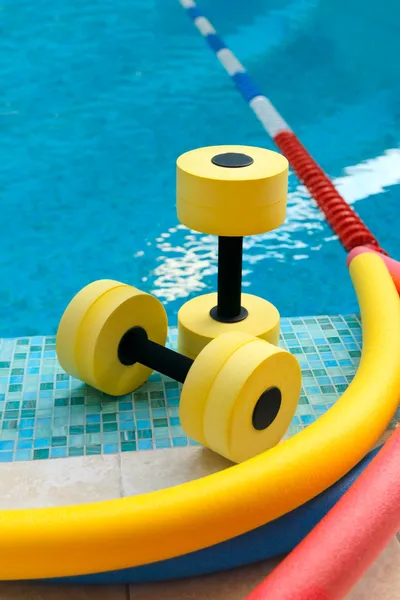 Equipos para aeróbic acuático — Foto de Stock