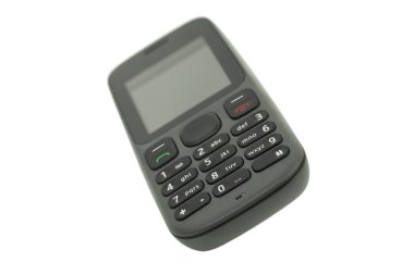 Beyaz bir arka plan olarak konuşabilerek cep telefonu