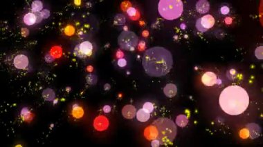 siyah tasarlamak çok renkli daireler