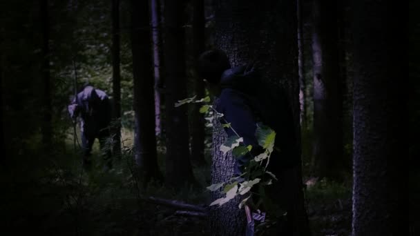 Pojke vilse i skogen episod 7 — Stockvideo