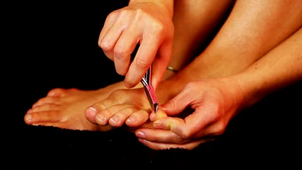 Mulheres fazem pedicure episódio 6 — Vídeo de Stock