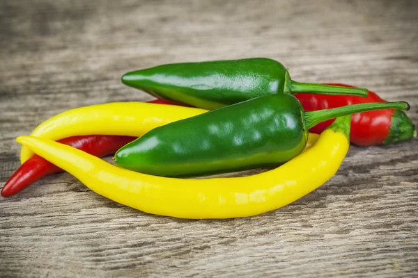 Different types of pepper — Stock Photo, Image