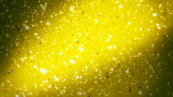 Gyllene partiklar — Stockvideo