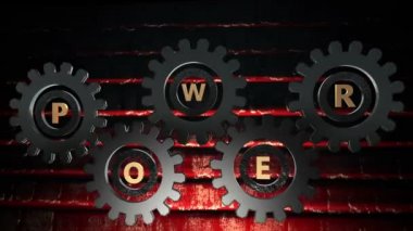 soyut bir vites üzerinde yazıt güç