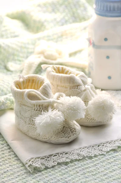 Baby boy shoes — Stock Photo, Image