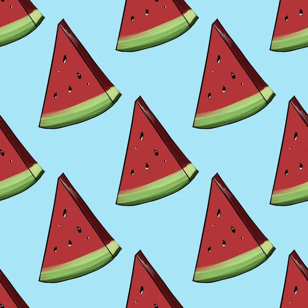 Karpuzlu, pürüzsüz bir desen.
