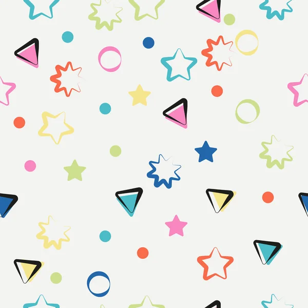 Bir dizi modaya uygun el çizimi organik şekiller pürüzsüz tekrarlayan desenler