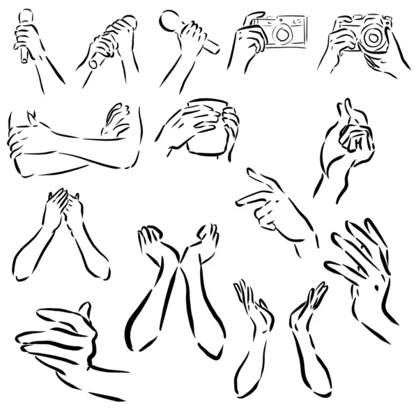 Eller dış hatları simgelerini açar