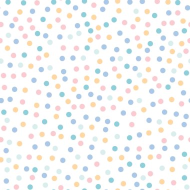 Kusursuz renkli retro noktalar deseni