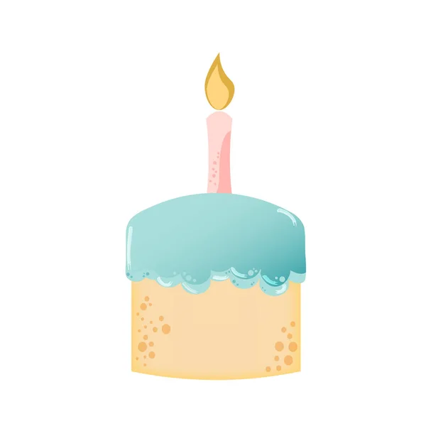 Mumlu doğum günü pastası