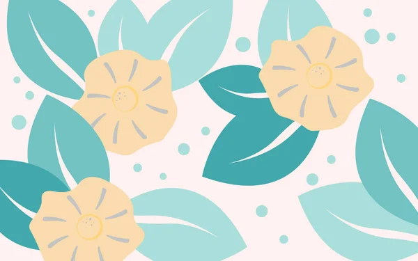  Sarı çiçek desenli estetik arka plan