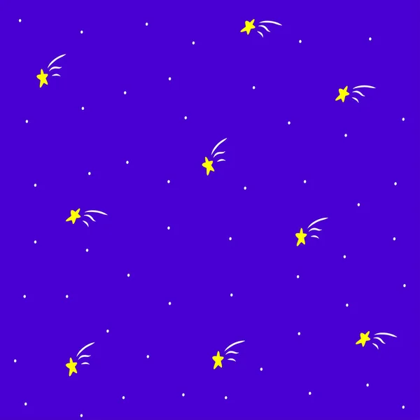 Рождественский бесшовный узор со звездами и точками, зимняя печать для оберточной бумаги, заполнение узоров, дизайн интерьера и обложки, фон веб-страницы, детская и детская ткань, детское оформление — стоковый вектор