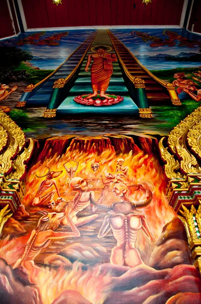 Buddha and hell — Stock Photo, Image