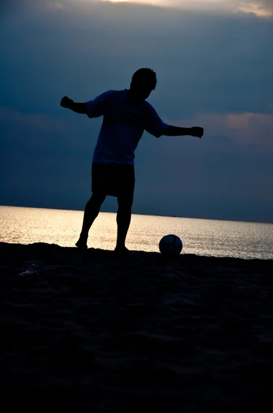 Strandvoetbal — Stockfoto