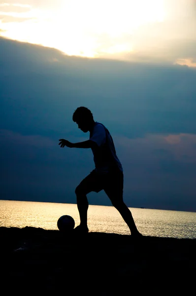 Strandvoetbal — Stockfoto