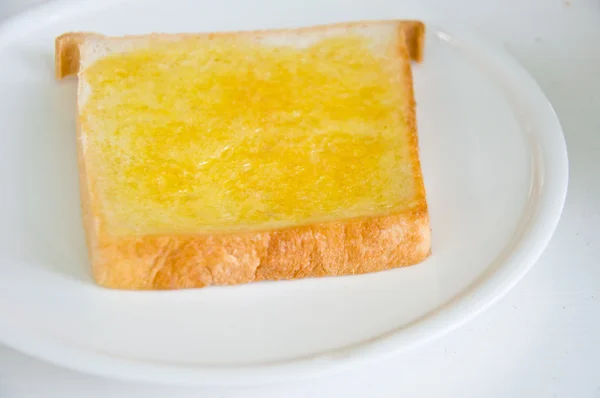 Pan con mantequilla —  Fotos de Stock