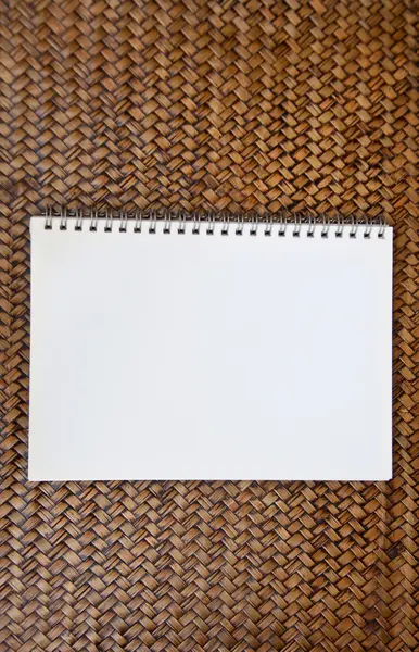 Caderno em branco — Fotografia de Stock