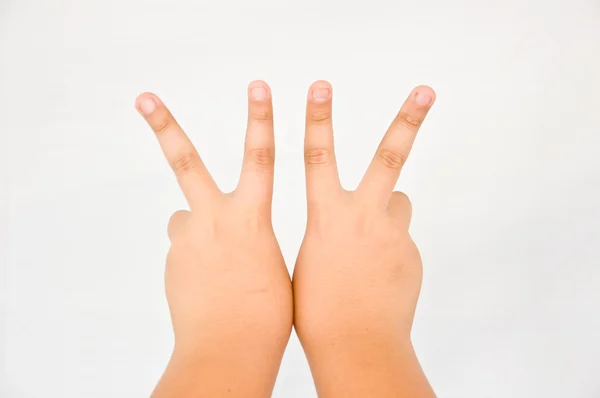 Finger aus Kinderhand — Stockfoto