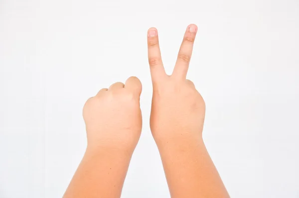 Finger aus Kinderhand — Stockfoto