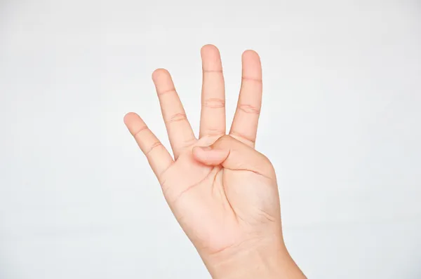 Vier Finger — Stockfoto