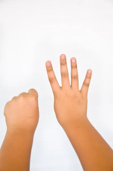 Finger aus Kinderhand — Stockfoto