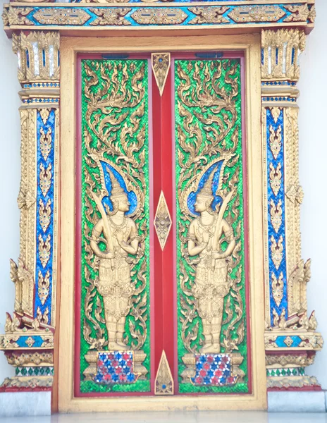 Ancient art door — Stock Photo, Image