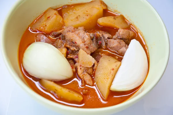 Comida tailandesa KAENG MUSSAMUNKAI — Fotografia de Stock