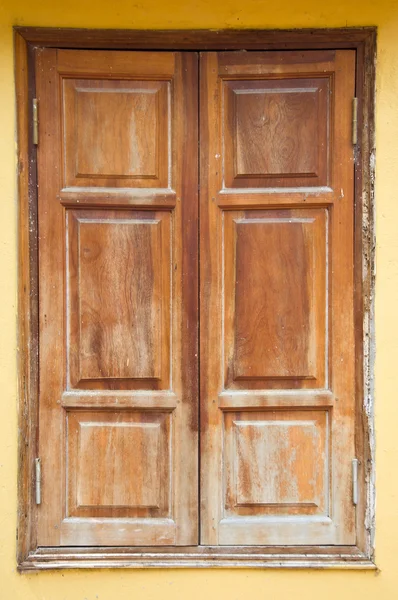 Window from wood — Stock Photo, Image