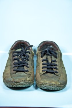 eski kahverengi Ayakkabı