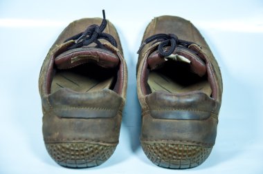 eski kahverengi Ayakkabı
