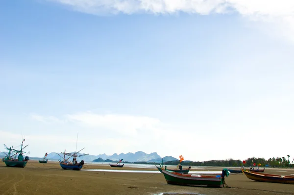 Boot am Strand — Stockfoto