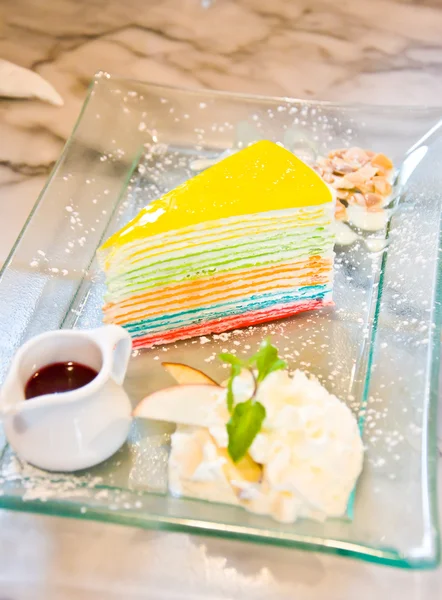 Cake van de regenboog — Stockfoto