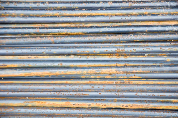 Rdza na pręt ze stali — Zdjęcie stockowe