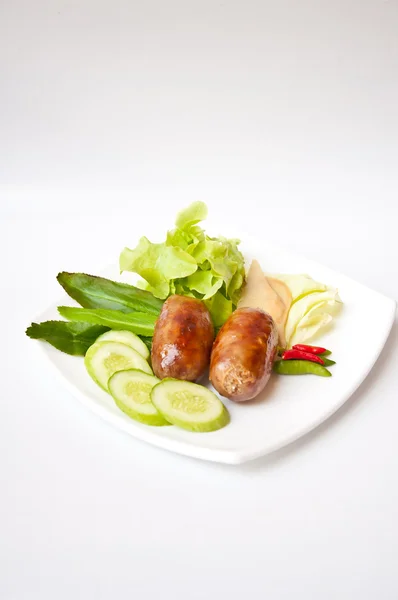 Thais eten oproep saikrok e sarn — Stockfoto