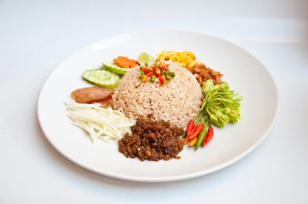 Dekicious Thai food call KHAO KLOOK KAPI — Stock Photo, Image