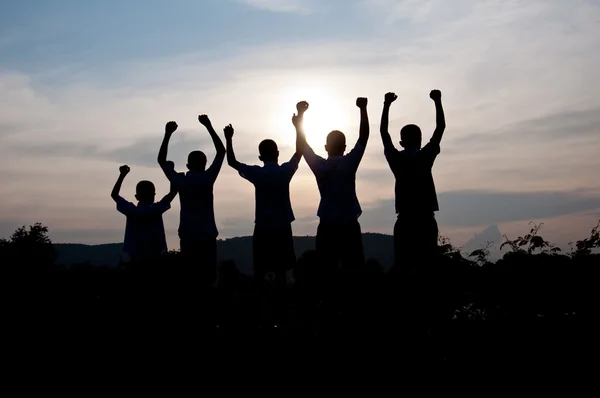 Victory together — Stock Photo, Image